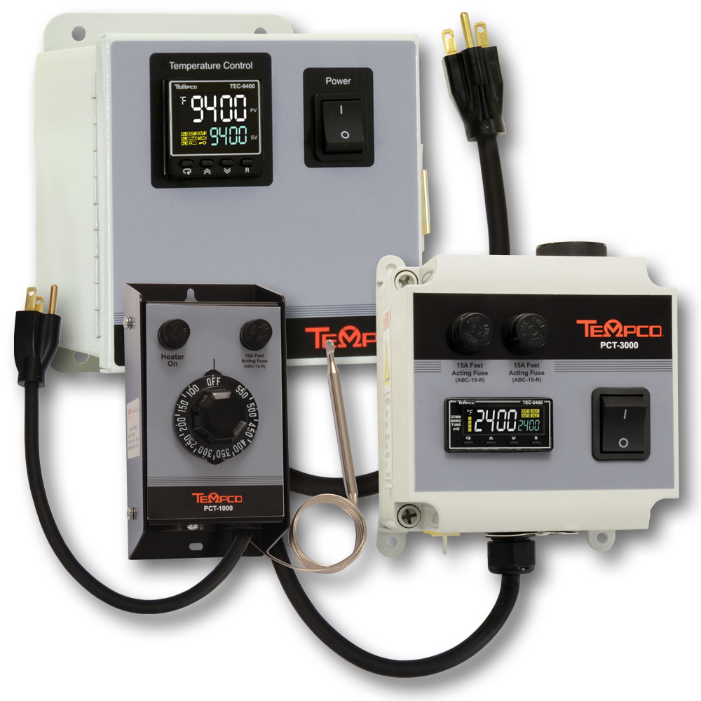 group of standard Tempco control products