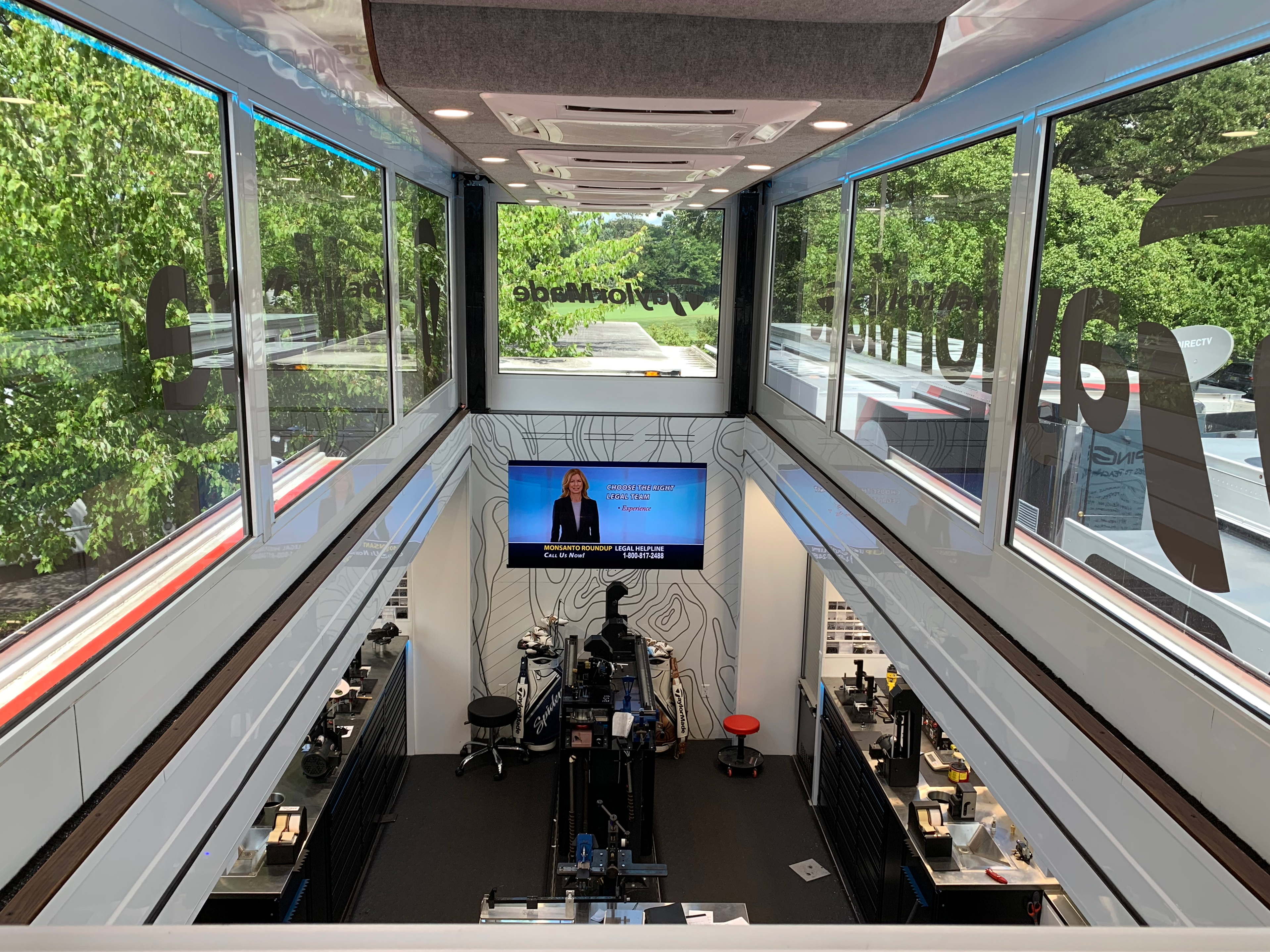 TaylorMade Truck Inside