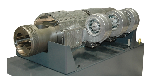 tempco shroud systems on extruder