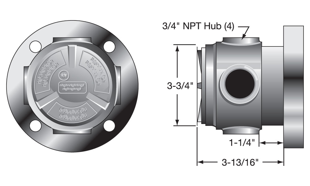 NEMA 4 Terminal Box, Type 2N