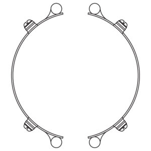 Type B1: Button Terminals, Two-Piece Band