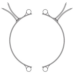 Type L1: Straight Lead Wires, Two-Piece Band