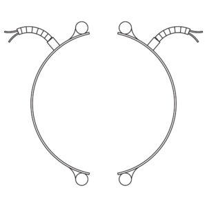 Type R1: Straight Armor Cable, Two-Piece Band