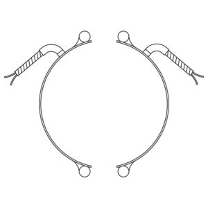 Type R2: Right-Angle Armor Cable, Two-Piece Band