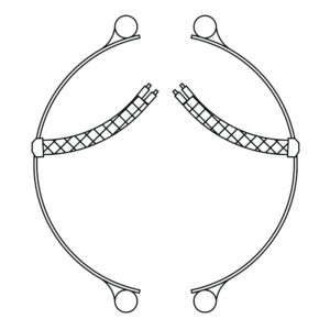 Type W2: Wire Braid Leads, Two-Piece Band