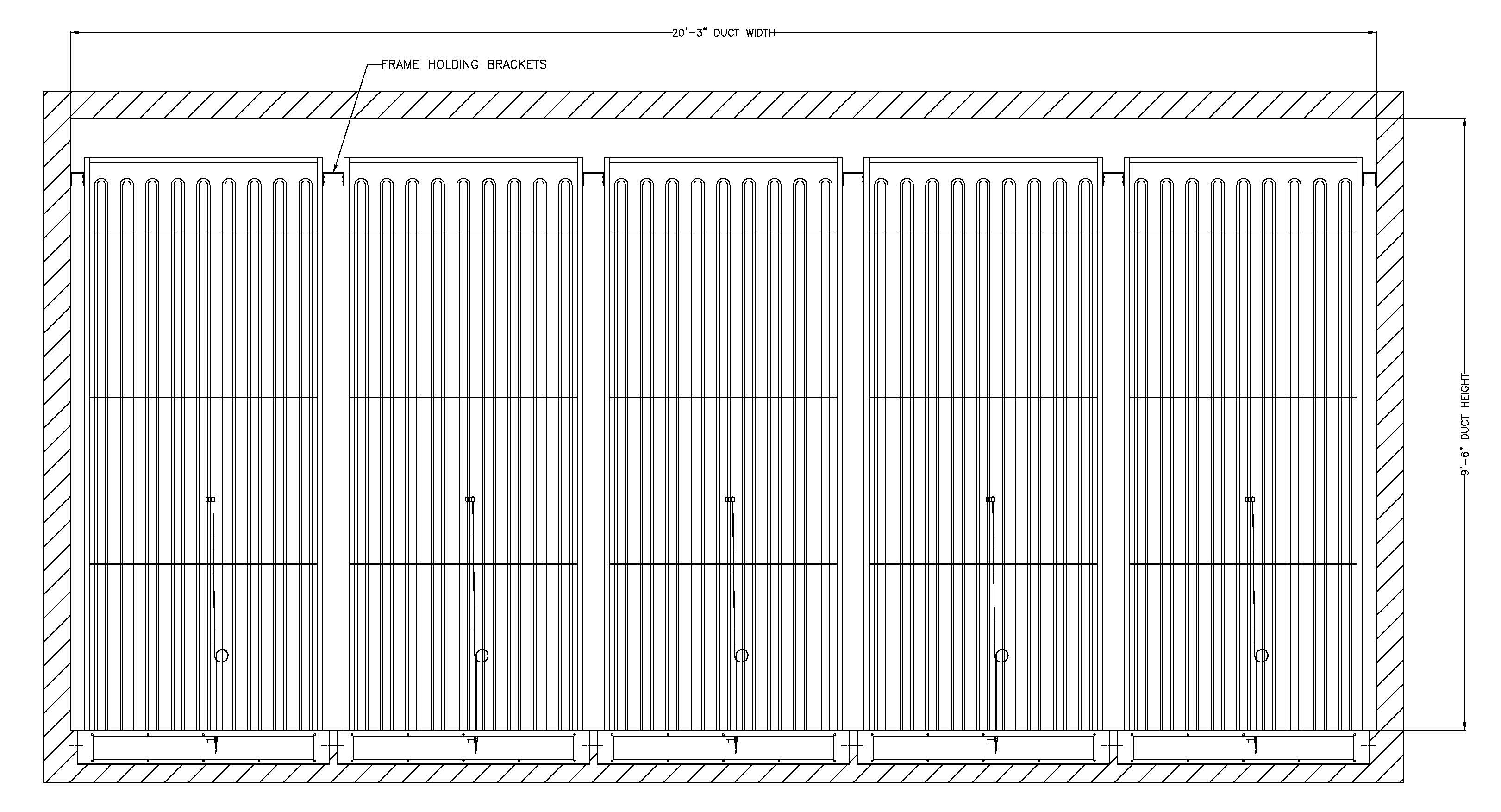 Diagram of heaters