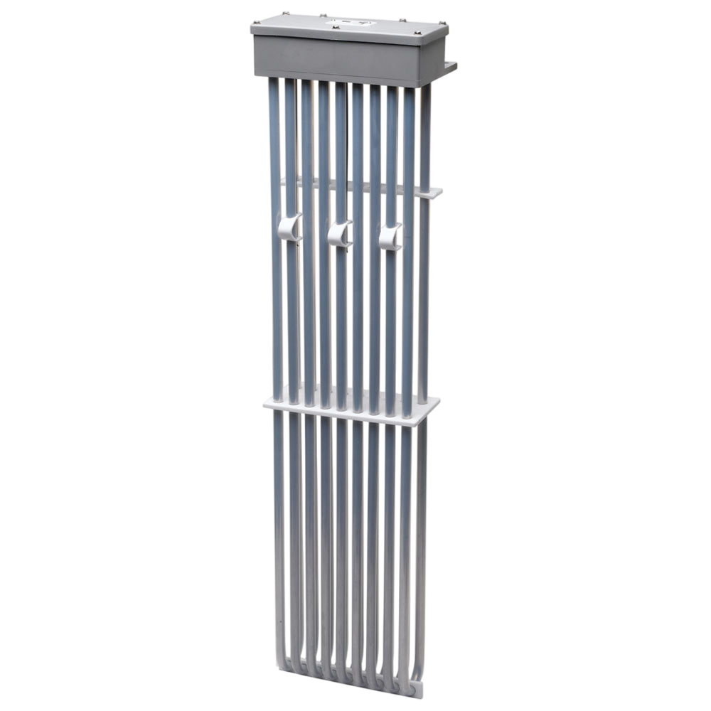 Fluoropolymer (PTFE) Nine-Element Over-the-Side Heater (TMT08)
