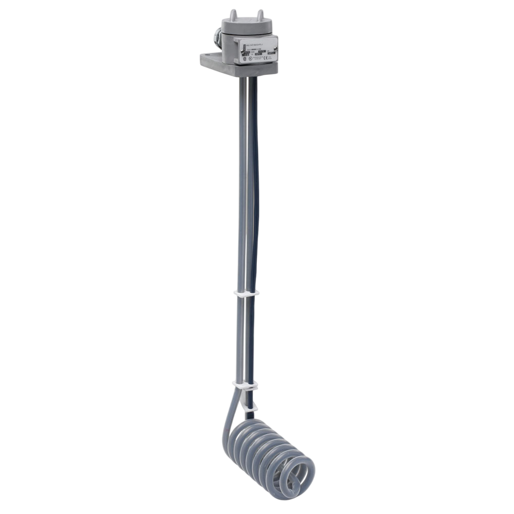 Fluoropolymer (PTFE) Single-Element L-Shaped Coil Heater (TMT02)