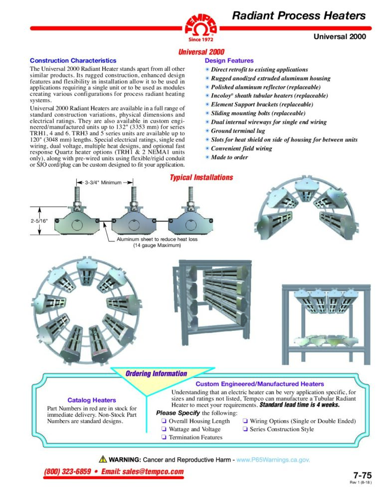 Tubular Radiant Heater Installation Recommendations